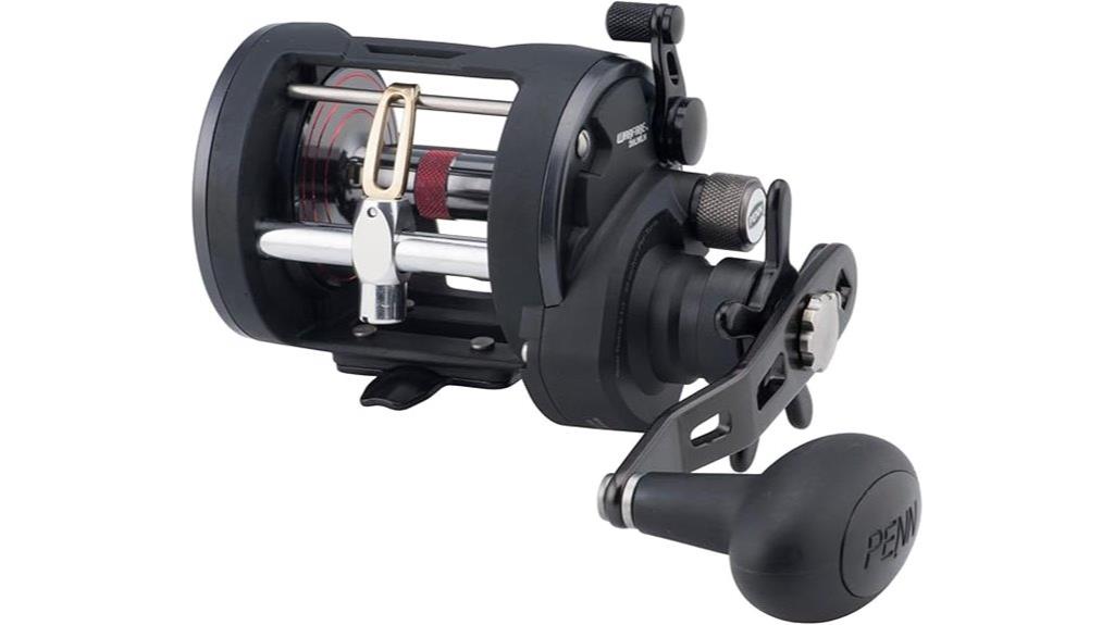 conventional fishing reel design