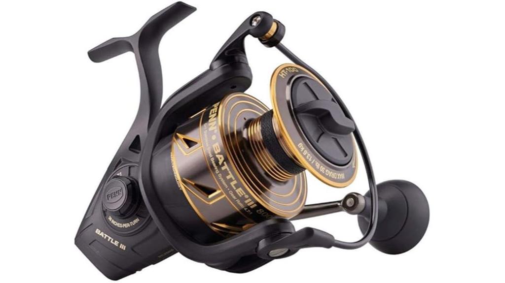 durable fishing reel performance