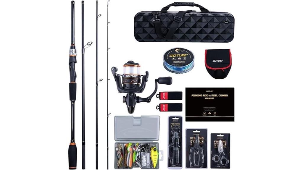 fishing rod and reel combo