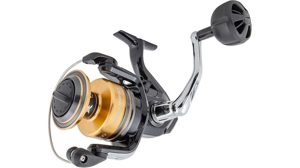 heavy duty saltwater reel