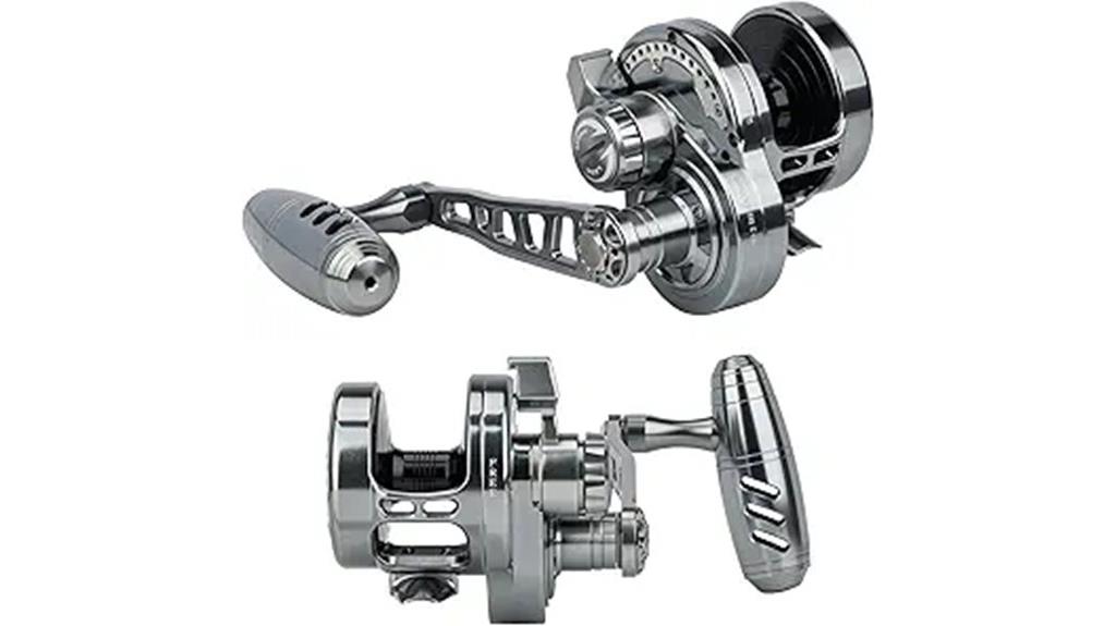 high capacity fishing reel