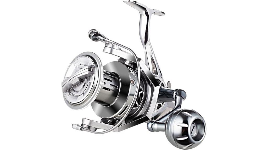 lightweight aluminum fishing reel