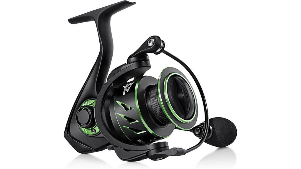 lightweight spinning fishing reel