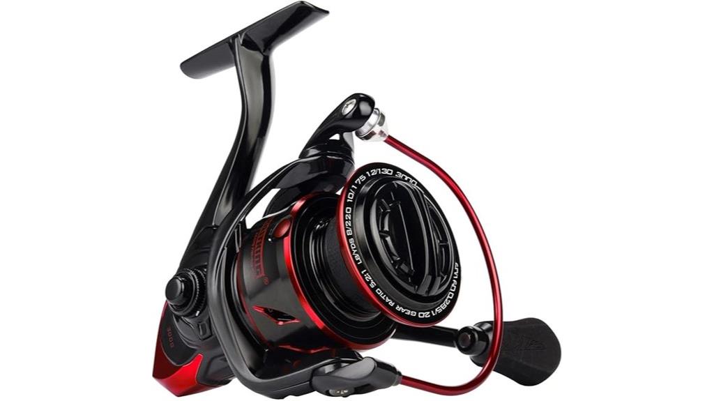 lightweight spinning fishing reel
